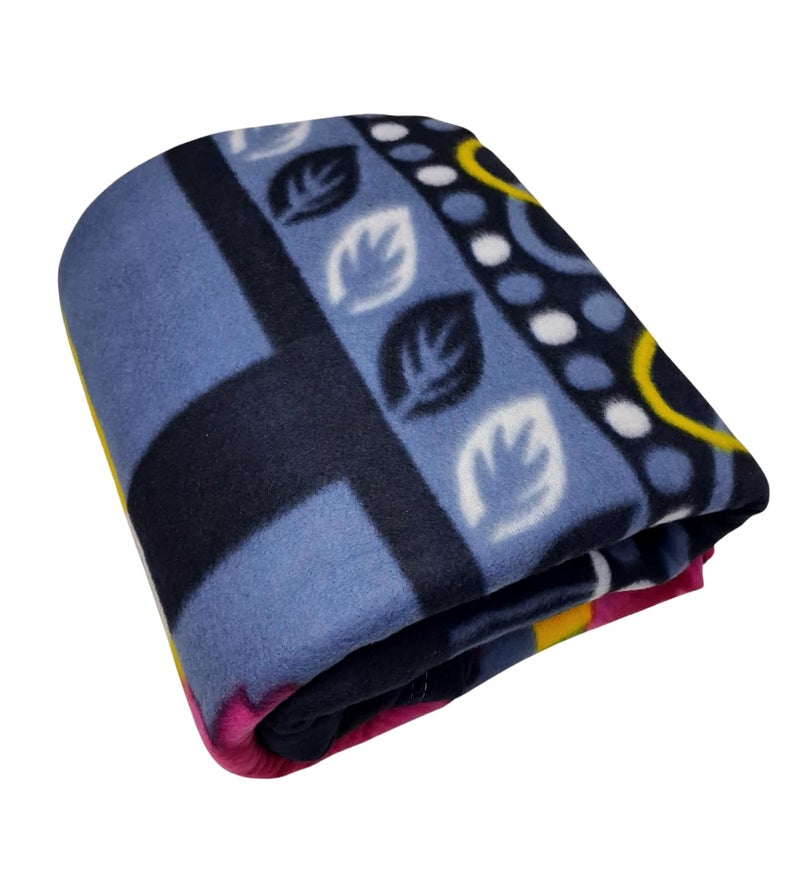 CHANDRAVATI Stylish Polar Fleece Single Bed AC Fleece Wool Blanket - 58x88 Inch || Skin Friendly || Multicolour || (6) - Image 5