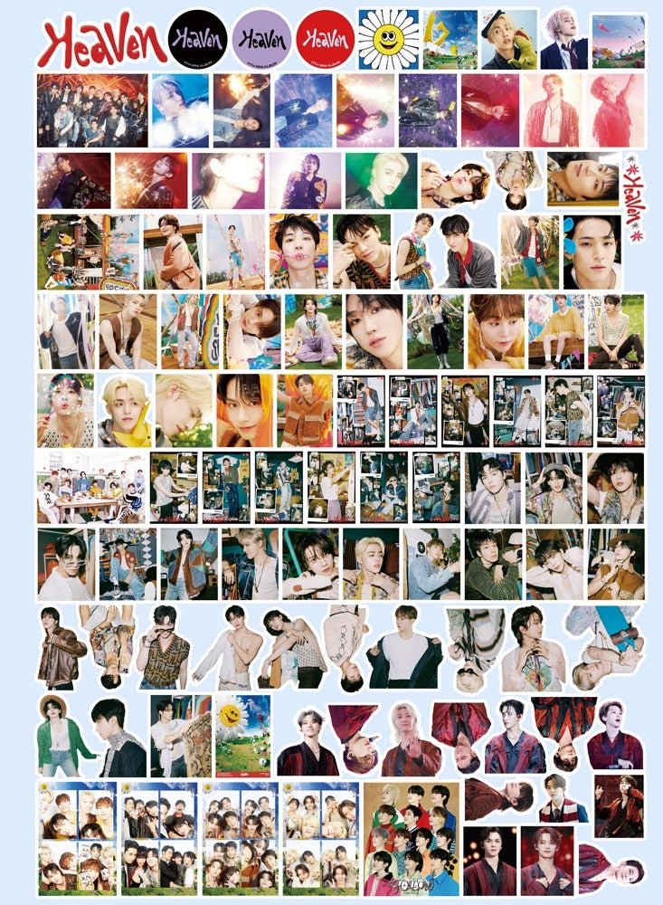 EHOME 103Pcs Seventeen New Album Album Sticker Pack - Image 2