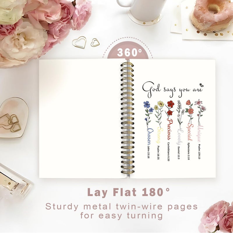 Lacama Bible Journal for Womenï¼ŒChristian Gifts for Womenï¼ŒNotebook for Bible Notes, Prayer Journal for Women, Church Notes Notebook Jesus Journal, Bible Study Supplies, Faith Journaling A5 - Image 5