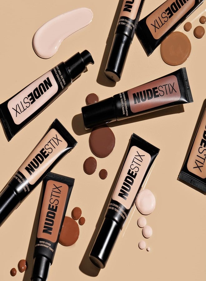 Nudestix Tinted Cover Liquid Foundation - Lightweight, Buildable Coverage for a Natural Radiant Finish | Hydrating Formula with 18 Botanical Extracts | Clean, Vegan Makeup, Shade: Nude 2 - Image 3