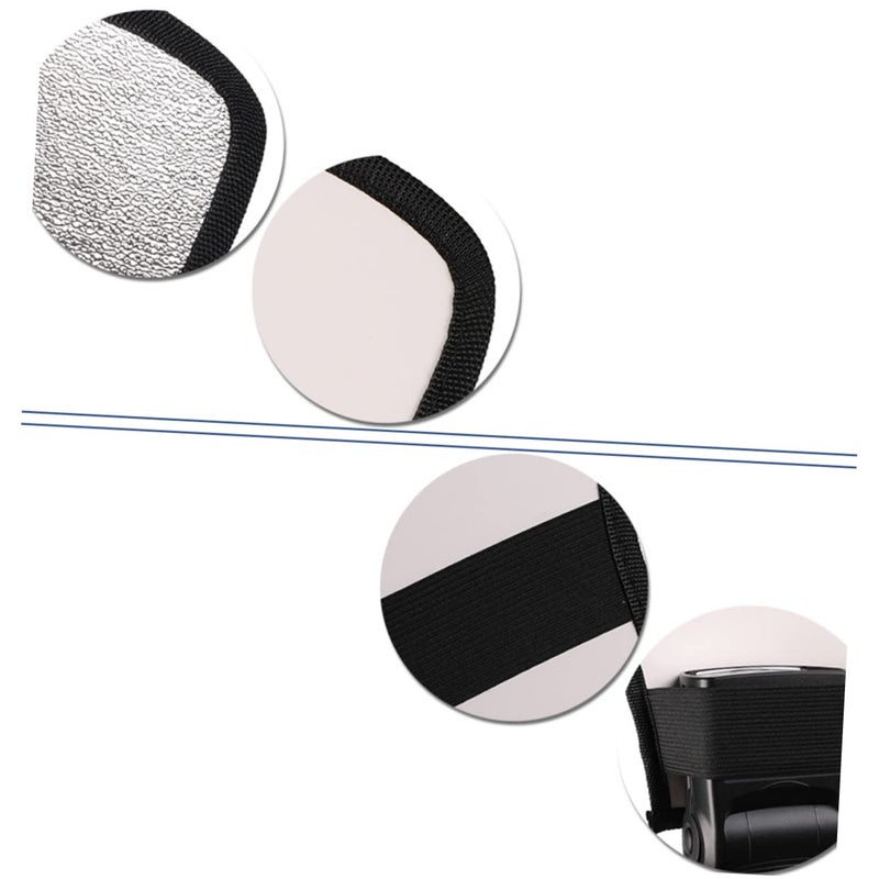 2 حزمة ناشر فلاش عالمي صندوق ناعم جوانب فضية للتصوير الاستوديو والهواء الطلق - Image 3