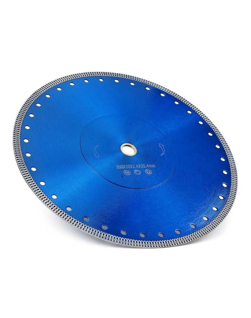 OSTEK 14"/350mm Diamond Blade,1" Arbor,Wet Cutting for Dekton Tile Porcelain Ceramic Granite Marble - Image 3