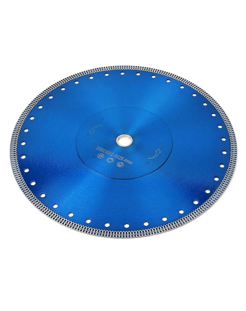 OSTEK 14"/350mm Diamond Blade,1" Arbor,Wet Cutting for Dekton Tile Porcelain Ceramic Granite Marble - Image 2