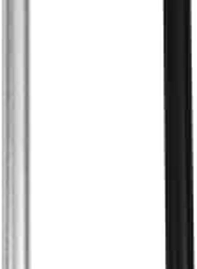 2pcs Black Silver Capacitive Stylus Pen Dual Tip for Touch Screen Tablets Phones - Image 1