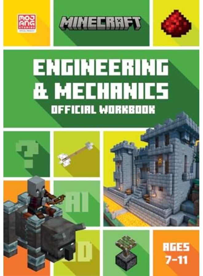 Minecraft Education Minecraft Stem Engineering And Mechanics Official Workbook