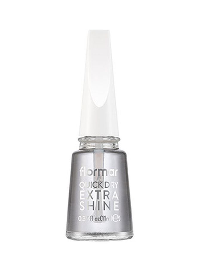 flormar Quick Dry Extra Shine Nail Top Coat Clear - Image 1