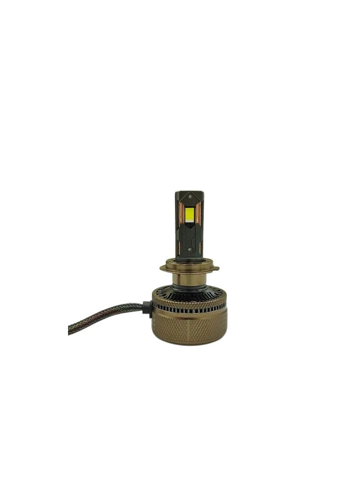 FT200 H7 LED Headlight Bulbs – 200W Super Bright White Light with Smart Cooling System – 2 Pieces, - Image 2