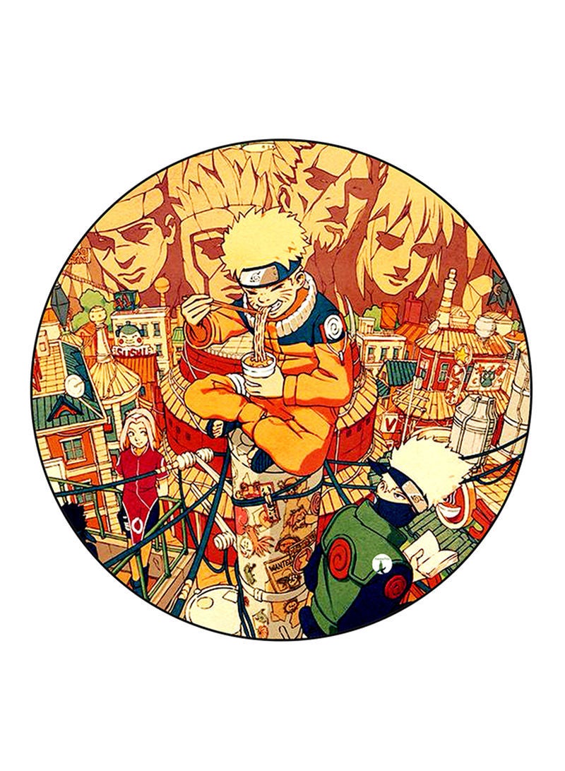 RKN Anime Naruto Printed Mouse Pad  Multicolour