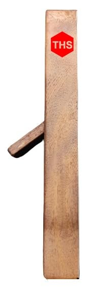THS 12 300MM Teakwood Sagwan Hand Wood PlanerRandha with Steel Plate COMBO SET - Image 2