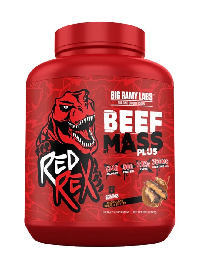 ريد ريكس بيج رامي لابس بيف ماس بلس 8 حصص شوكولاتة زبدة الفول السوداني 6 باوند - Image 1