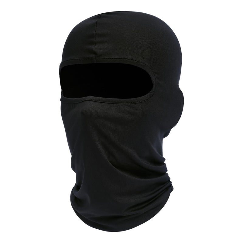 Fuinloth قناع الوجه فويلنوث، غطاء رقبة صيفي مبرد، واقي من الأشعة فوق البنفسجية، وشاح دراجة نارية للتزلج للرجال/النساء باللون الأسود - Image 1