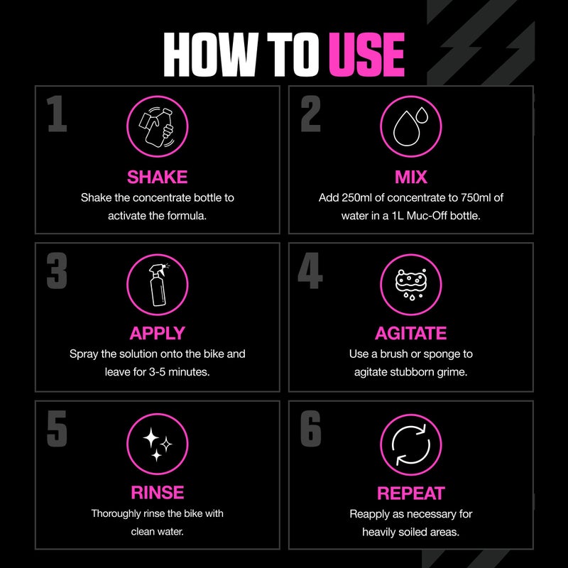 Muc Off Muc-Off Bike Cleaner Concentrate, 1 Liter - Fast-Action, Biodegradable Nano Gel Refill - Mixes with Water to Make Up to 4 liters of Bike Wash - Image 5