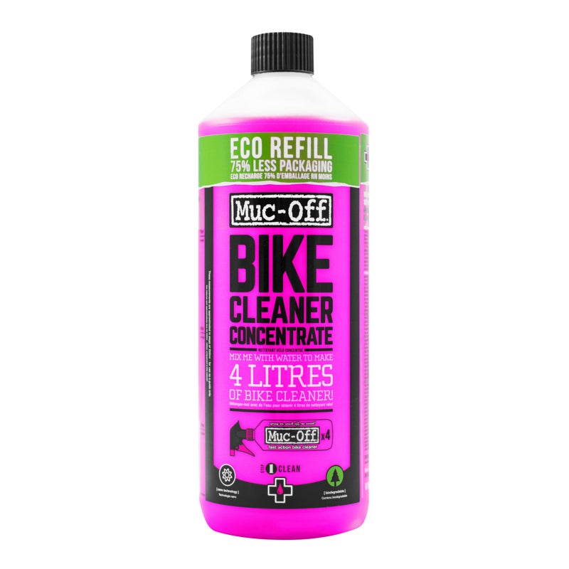 Muc Off Muc-Off Bike Cleaner Concentrate, 1 Liter - Fast-Action, Biodegradable Nano Gel Refill - Mixes with Water to Make Up to 4 liters of Bike Wash - Image 1