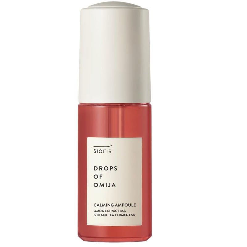 sioris Drops of Omija Calming Ampoule 45% organic Omija & 5% kombucha, calming & Soothing Redness, intense rejuvenating, controls sebum with mild acid - Image 1