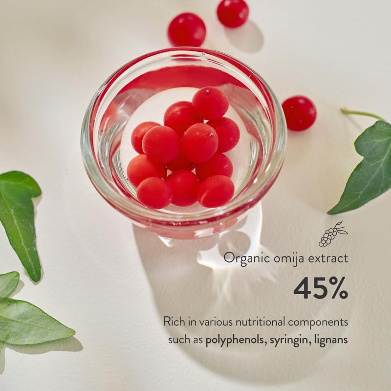 sioris Drops of Omija Calming Ampoule 45% organic Omija & 5% kombucha, calming & Soothing Redness, intense rejuvenating, controls sebum with mild acid - Image 3