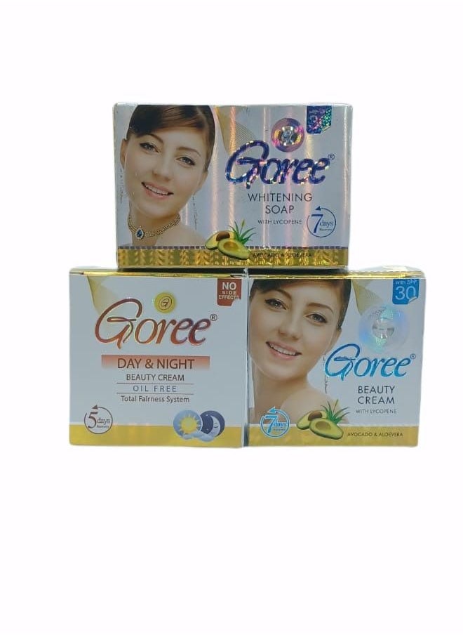 Generic Goure Night Cream + Day Cream + Soap Set  - Image 2