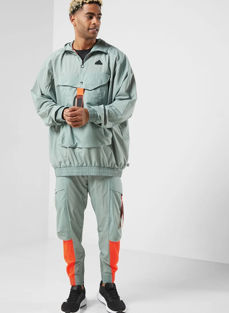 Adidas Essential Logo Windbreaker Jacket