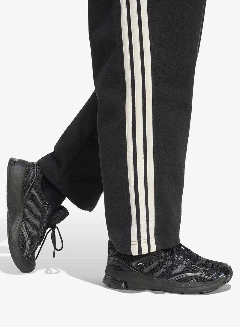 Adidas BLACK/OWHITE 3-Stripes Barrel Sweatpants for Women | Best Price UAE
