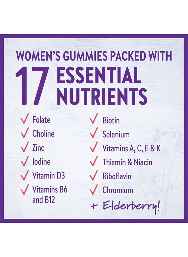 New Chapter Women's 50+ Multivitamin Gummies – 66% Less Sugar, Women's Healthy Aging Gummy Vitamins with Vitamin C, B Vitamins & Zinc, Non-GMO, Gluten Free, Berry Citrus Flavored, 90 ct - Image 3