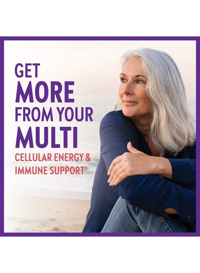 New Chapter Women's 50+ Multivitamin Gummies – 66% Less Sugar, Women's Healthy Aging Gummy Vitamins with Vitamin C, B Vitamins & Zinc, Non-GMO, Gluten Free, Berry Citrus Flavored, 90 ct - Image 2