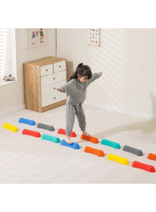 general Tactile board step-by-step balance plank bridge children's sensory integration physical training teaching aids sports crossing stone toy equipment - Image 2