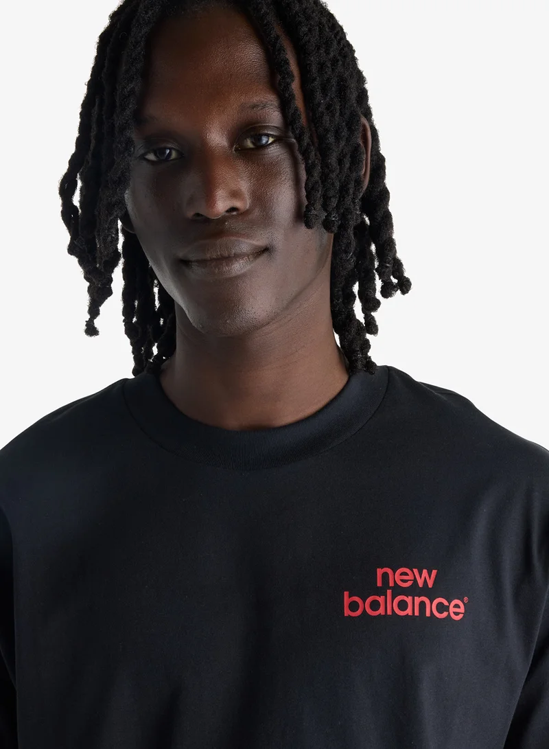 New Balance BLACK (BK) Intelligent Graphic T-Shirt for Men | Best Price UAE