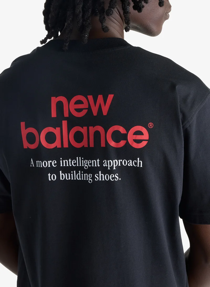 New Balance BLACK (BK) Intelligent Graphic T-Shirt for Men | Best Price UAE