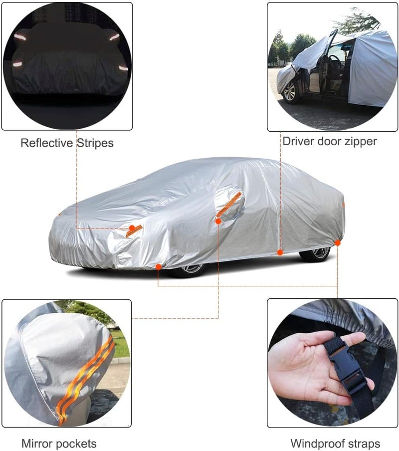 Kayme Waterproof Car Cover for Sedans - Image 3