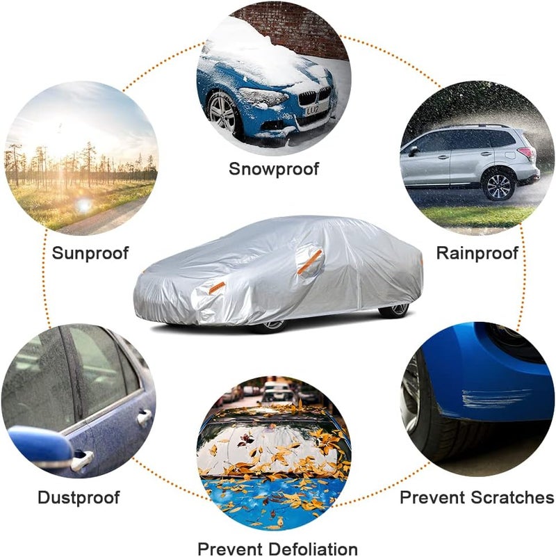 Kayme Waterproof Car Cover for Sedans - Image 4
