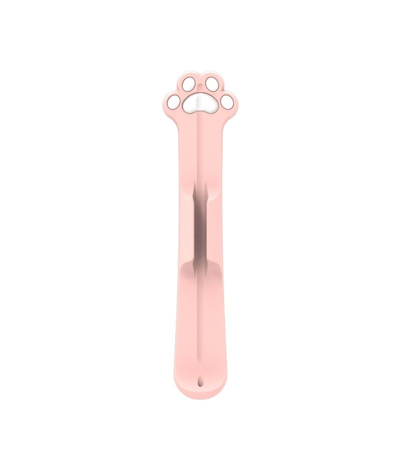 Pink Cat Paw Silicone Stylus Pen Holder Compatible with Apple Pencil 1st 2nd 3rd Gen Capacitive Stylus for Samsung S8 S7 S11 S9 S10 Xiaomi Huawei Pen Slots - Image 1