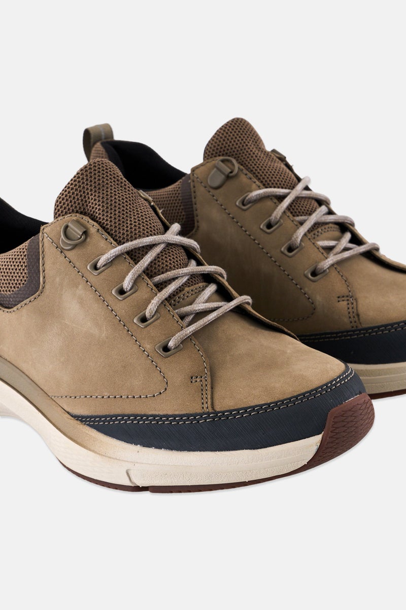 clarks Men Standard Wave 2,0 Vibe Lace Up Casual Shoes, Sage Green - Image 3