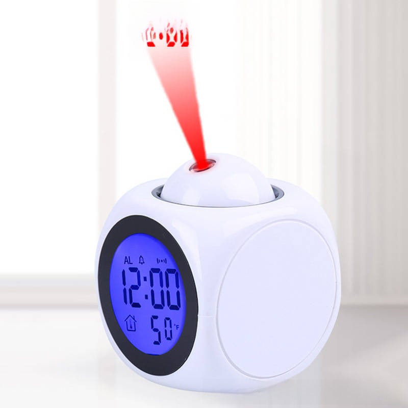 Generic 2028 projection alarm clock creative multi-functional bedroom ...