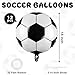 YOTHORN 12 Pcs Soccer Balloons 18 Inch Foil Mylar Helium Balloons for World Cup Sports Theme Birthday Decorations Graduation Party Supplies - Image 4