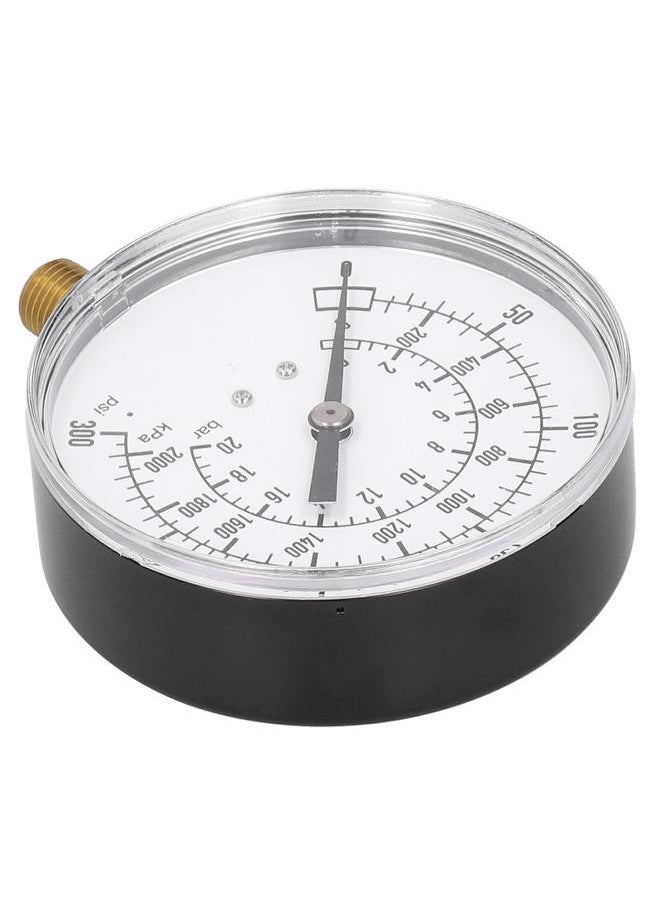 Thoraya 0300psi 02000kpa 020bar Vacuum Pressure Gauge Dual Scale Dial AntiVibration Manometer  - Image 5