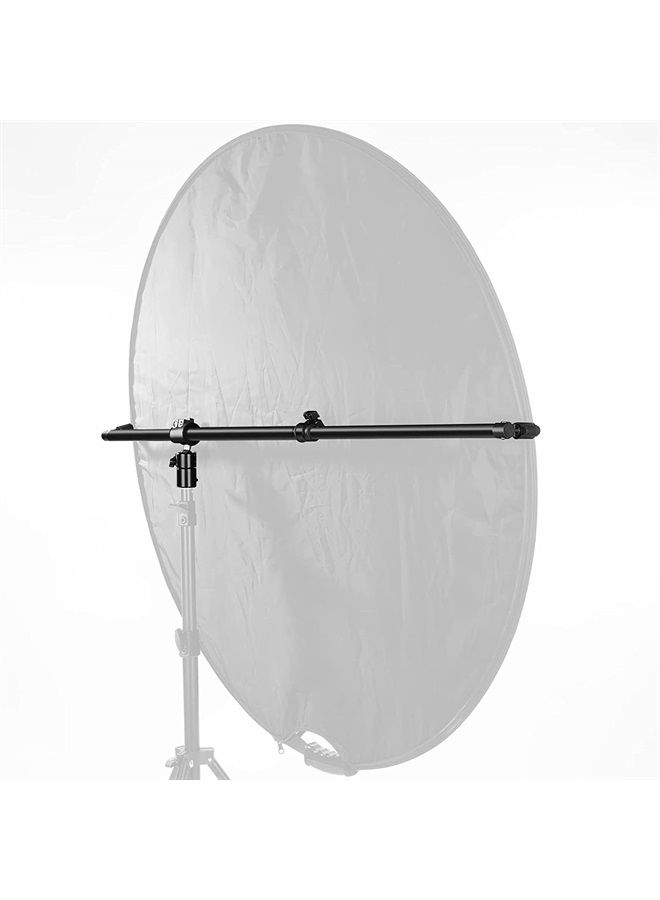 NEEWER Extendable Reflector Holder Arm, Photo Studio Telescopic 27.9” to 47.2” Boom Arm 360 Degree Swivel Reflector Bracket for Product and Portrait Photography, Ideal for Studio & Outdoor Photography - Image 1