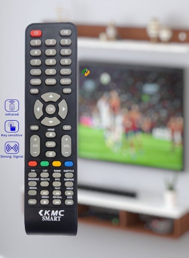 KMC Smart Tv Lcd Led Remote Replacement Remote Control For Kmc Smart Tv Lcd Led