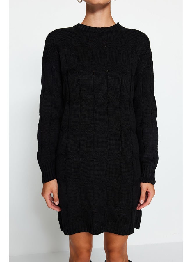 trendyol Sweater Dress - Black - Standard - Image 4