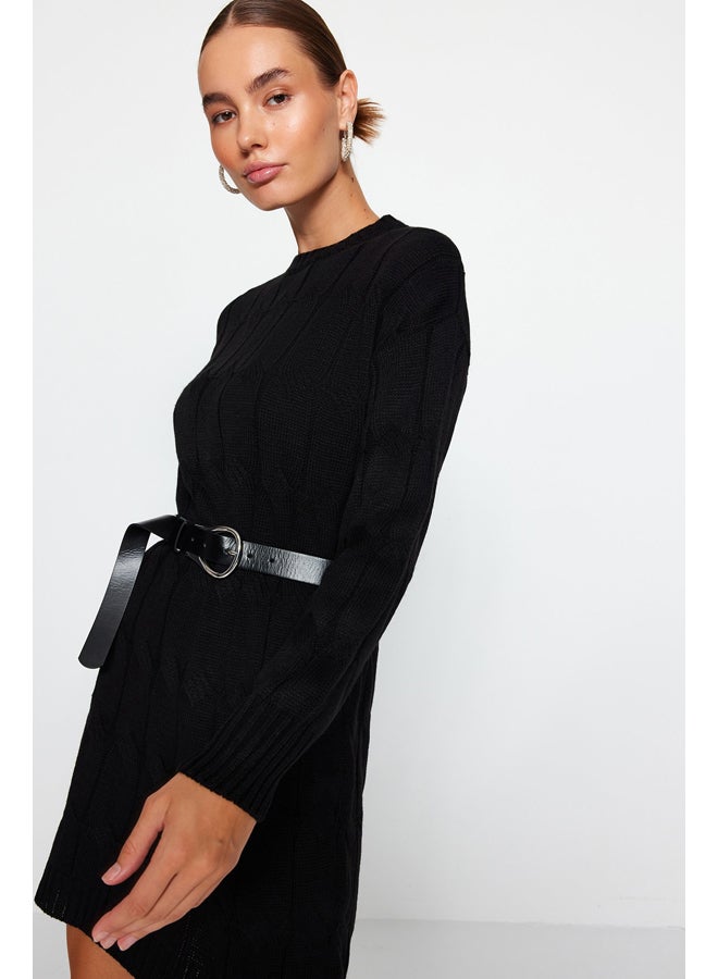 trendyol Sweater Dress - Black - Standard - Image 2