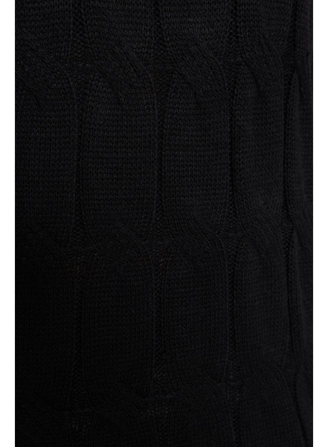 trendyol Sweater Dress - Black - Standard - Image 5