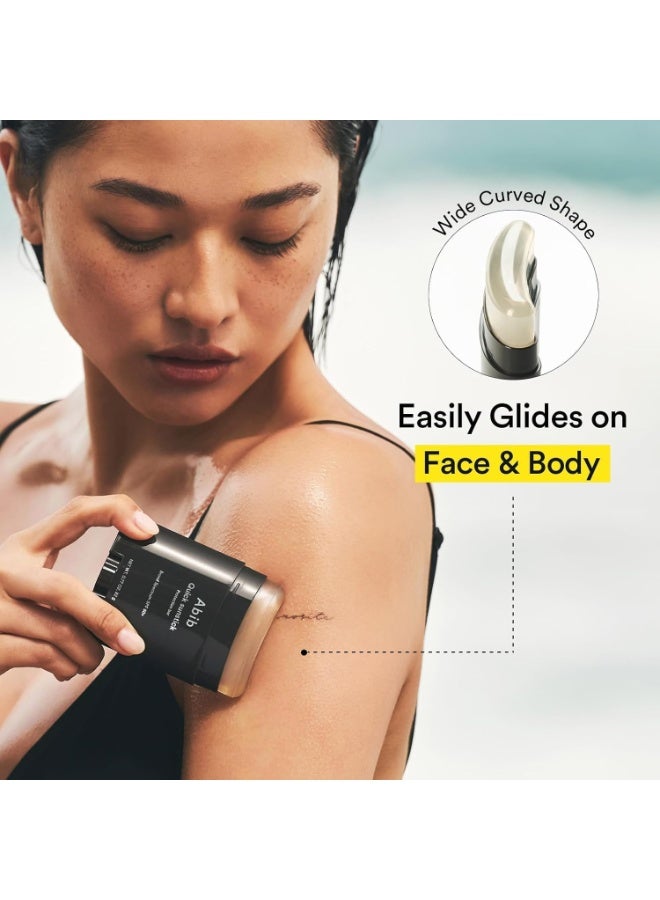 Abib Quick Sunstick Protection Bar SPF 50+ PA++++ 22g | Lightweight, Non-Sticky Sunblock Stick | Broad Spectrum UV Protection | Smooth Glide for Easy Reapplication - Image 4