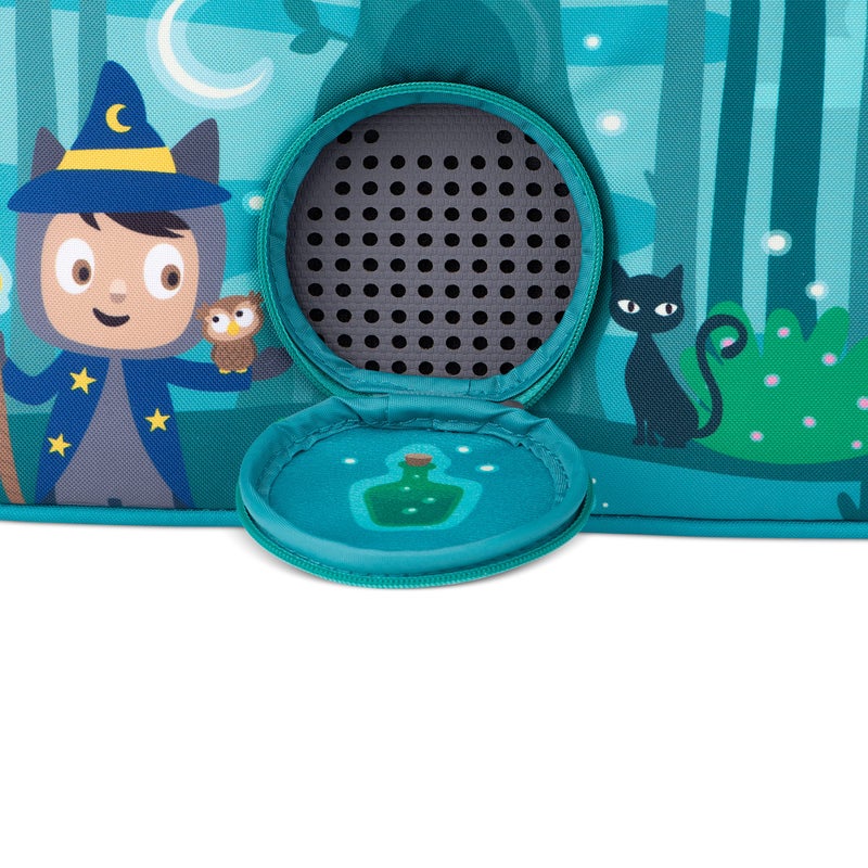 Tonies Listen & Play Bag - Secure Protection for your Toniebox, Headphones, Charging Station, and 6 Characters - Enchanted Forest - Image 4