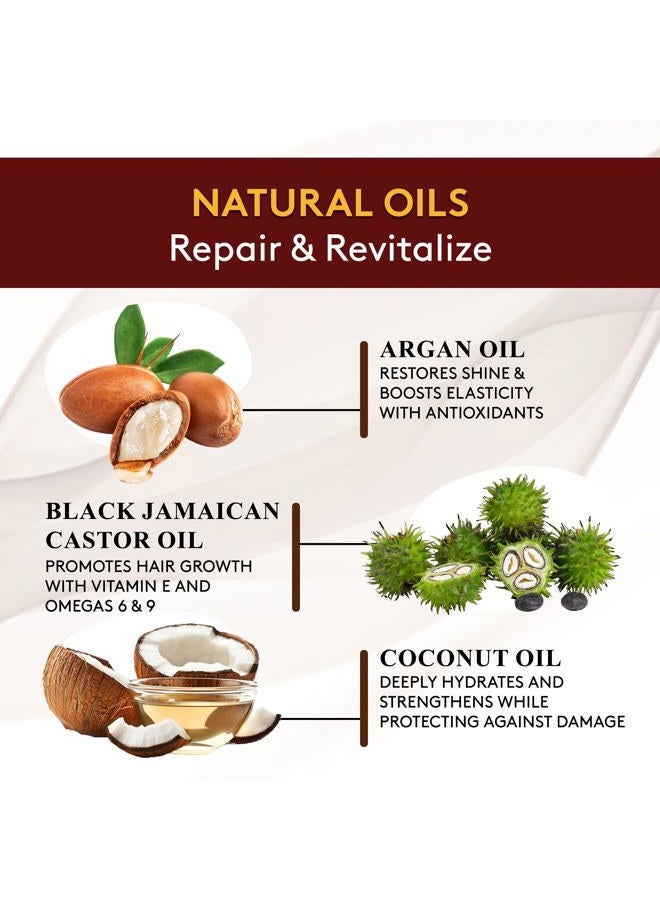 OKAY Black Jamaican Castor Oil Shampoo - Natural, Moisturizing Jamaican Castor Shampoo, Strengthen & Restore Damaged Hair for Women and Men - Coconut Curls, 12 fl oz (Pack of 1) - Image 4