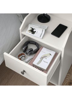 Bedside Table, White, 40X36 Cm - pzsku/Z8AF67BB5EC88CF3E89C1Z/45/_/1732952547/9d3e80a3-53e6-4552-beaf-cb5bb970c879