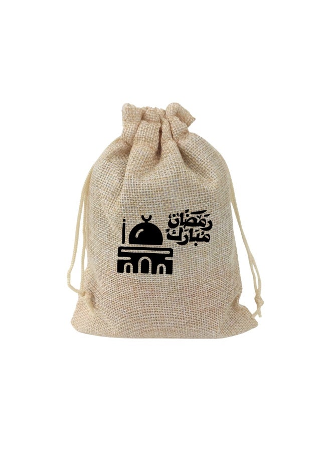 PRINTSHOP4ME Ramadan Mubarak Gift Bags 12Pcs Set Of 12 Party Burlap Bags,Favor Bags,Goodie Bags For Ramadan Mubarak Celebrations And Islamic Events - Image 1