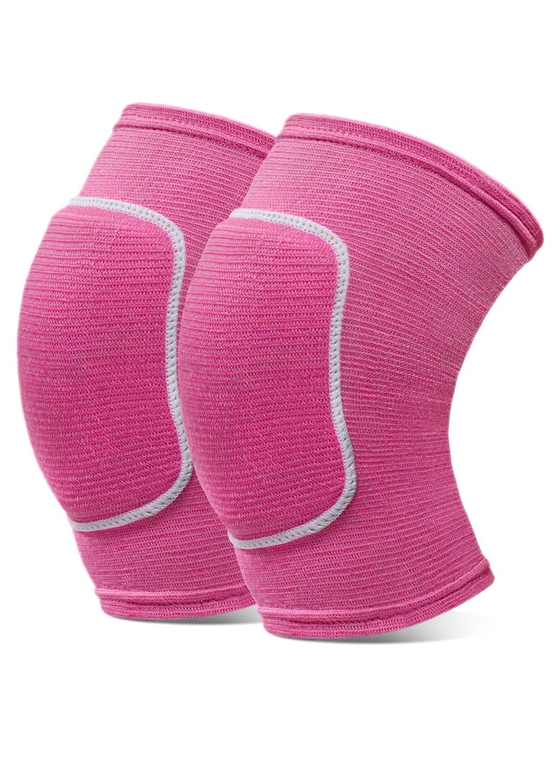 PYC Volleyball Knee Pads knee brace for Women Kids Girls，Soft and Breathable Knee Pads for Volleyball, Dancing, Football, Yoga, Basketball, and Skating - Protective Knee Pads for Adults and Kids (Black  - Image 1