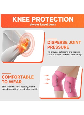 Volleyball Knee Pads knee brace for Women Kids Girls，Soft and Breathable Knee Pads for Volleyball, Dancing, Football, Yoga, Basketball, and Skating - Protective Knee Pads for Adults and Kids (Black - view 4