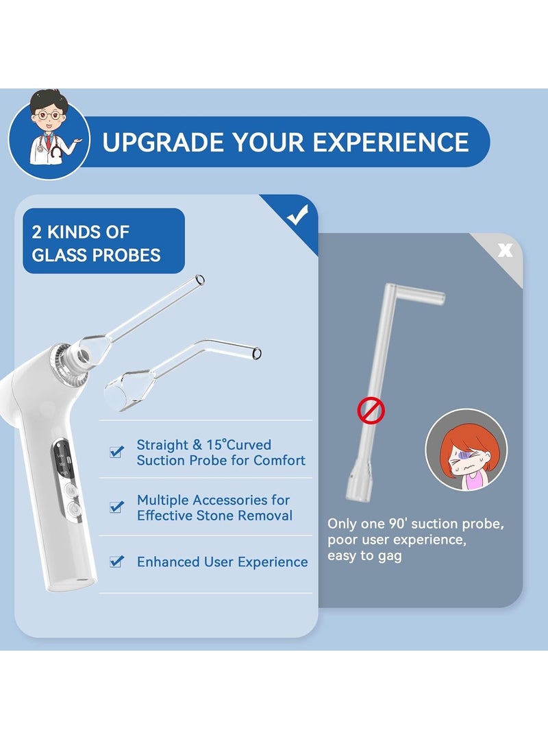 Electronic Tonsil Stone Remover Vacuum, 10-in-1 Tonsil Stone Removal Kit, Built-in Blue Light Vacuum, Easy to Use, Fight Bad Breath, Oral Cleaning and Care - Image 5