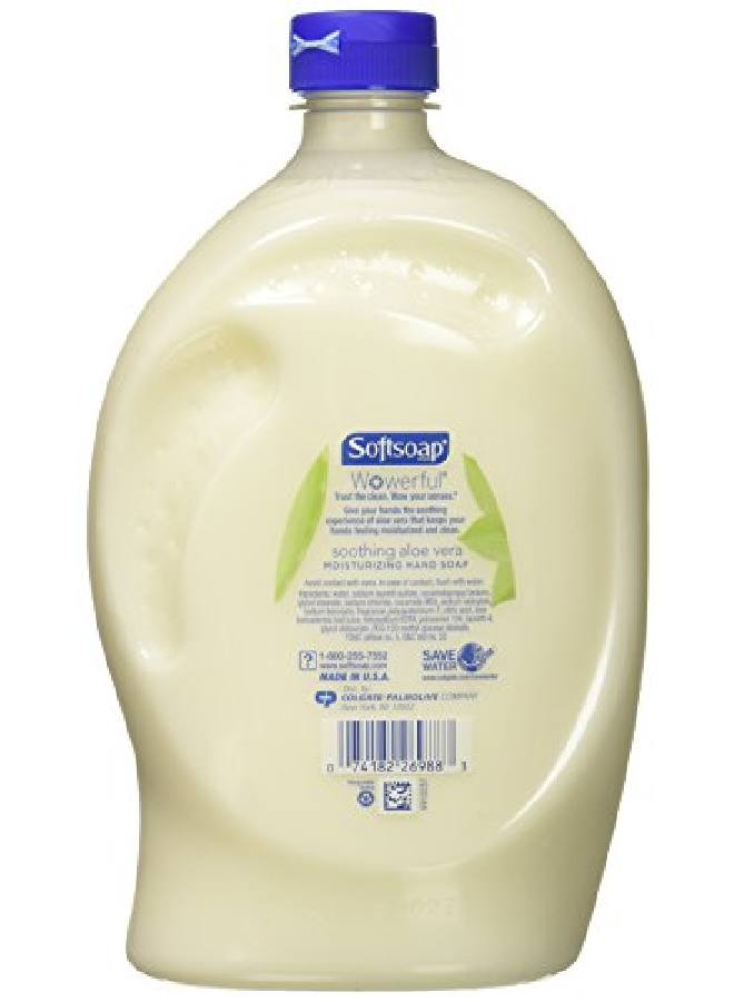 Softsoap Liquid Hand Soap Refill Soothing Aloe Vera 56 fluid ounce - Image 4