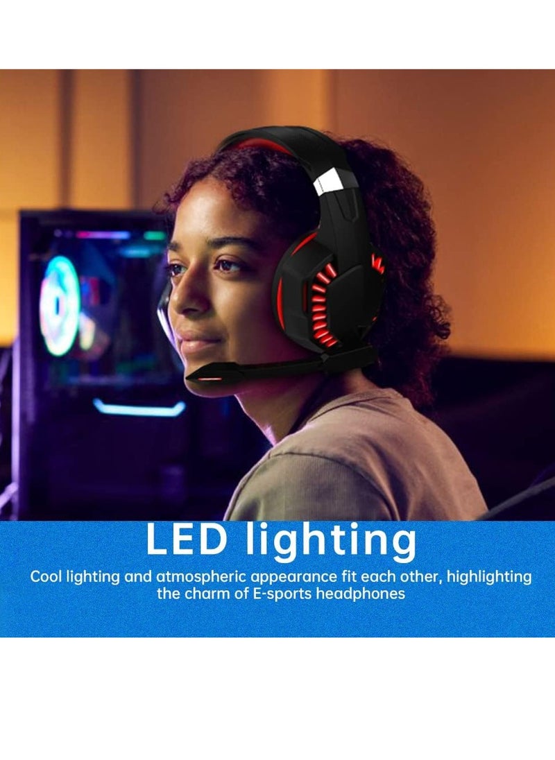 Python Fly G2000 PRO Wired Over Ear Gaming Headphones 7.1 Surround Sound Noise Isolating 120-degree Adjustable Mic 40mm Driver - for PC, PS5, Xbox, Mobiles, Tablets, Laptops  - Image 2