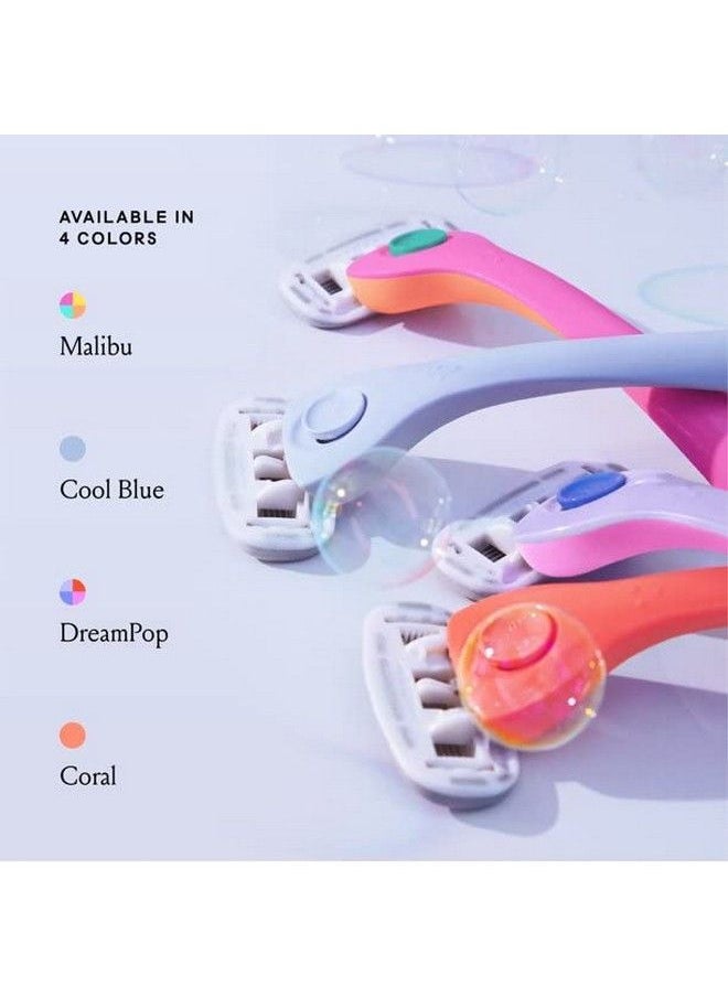Billie - Coral Starter Kit 1X Razor Handle + 2X 5Blade Razor And 1X Magnetic Holder - Image 1